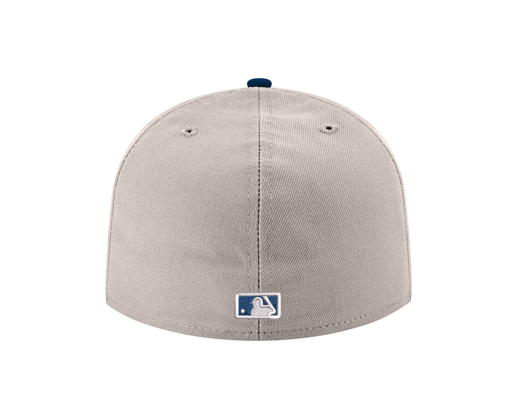Chicago Cubs Stone/Navy Spring Training Bear New Era 59FIFTY Fitted Hat product image 4, provided for visual reference and