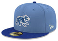 Chicago Cubs Sky Blue/Royal Spring Training Bear New Era 59FIFTY Fitted Hat product image 1, provided for visual reference