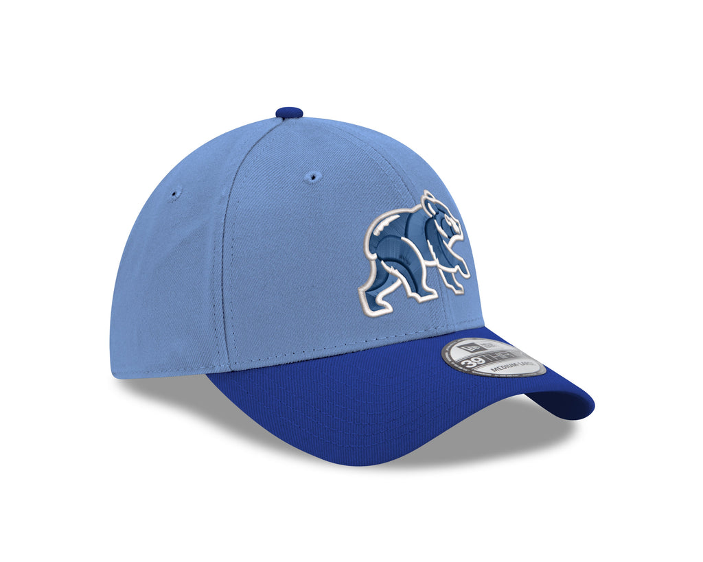 Chicago Cubs New Era Walking Bear 39THIRTY Flex-Fit Hat for Men product image 3, provided for visual reference and product