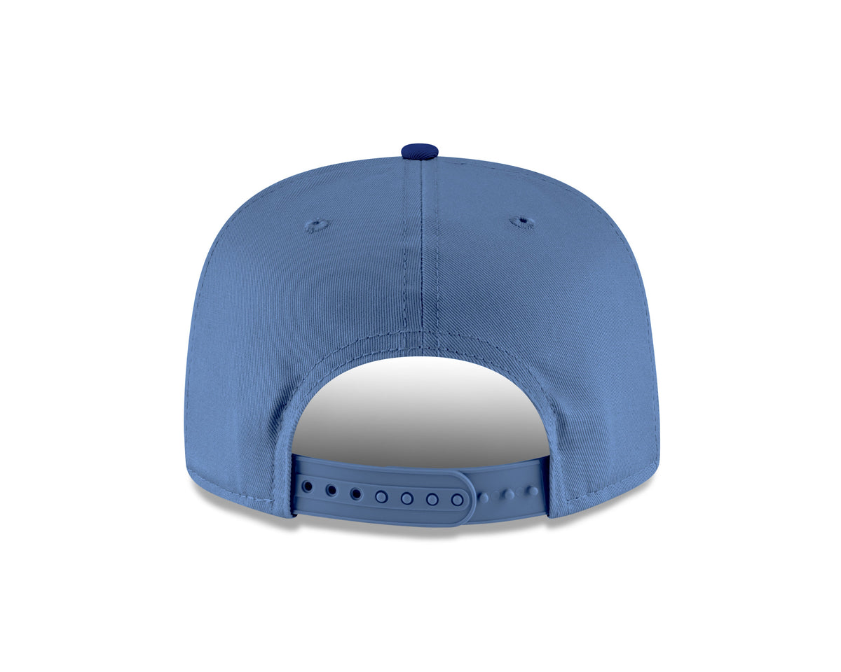 Chicago Cubs New Era Sky Blue/Royal Blue Spring Training Bear Golfer Snapback Adjustable Hat product image 4, provided for