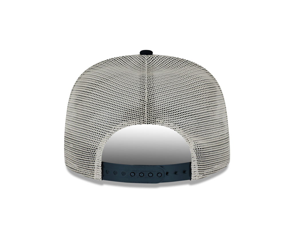 Chicago Cubs New Era Stone/Navy Spring Training Bear Low Profile 9FIFTY Mesh Back Snapback Adjustable Hat product image 4,