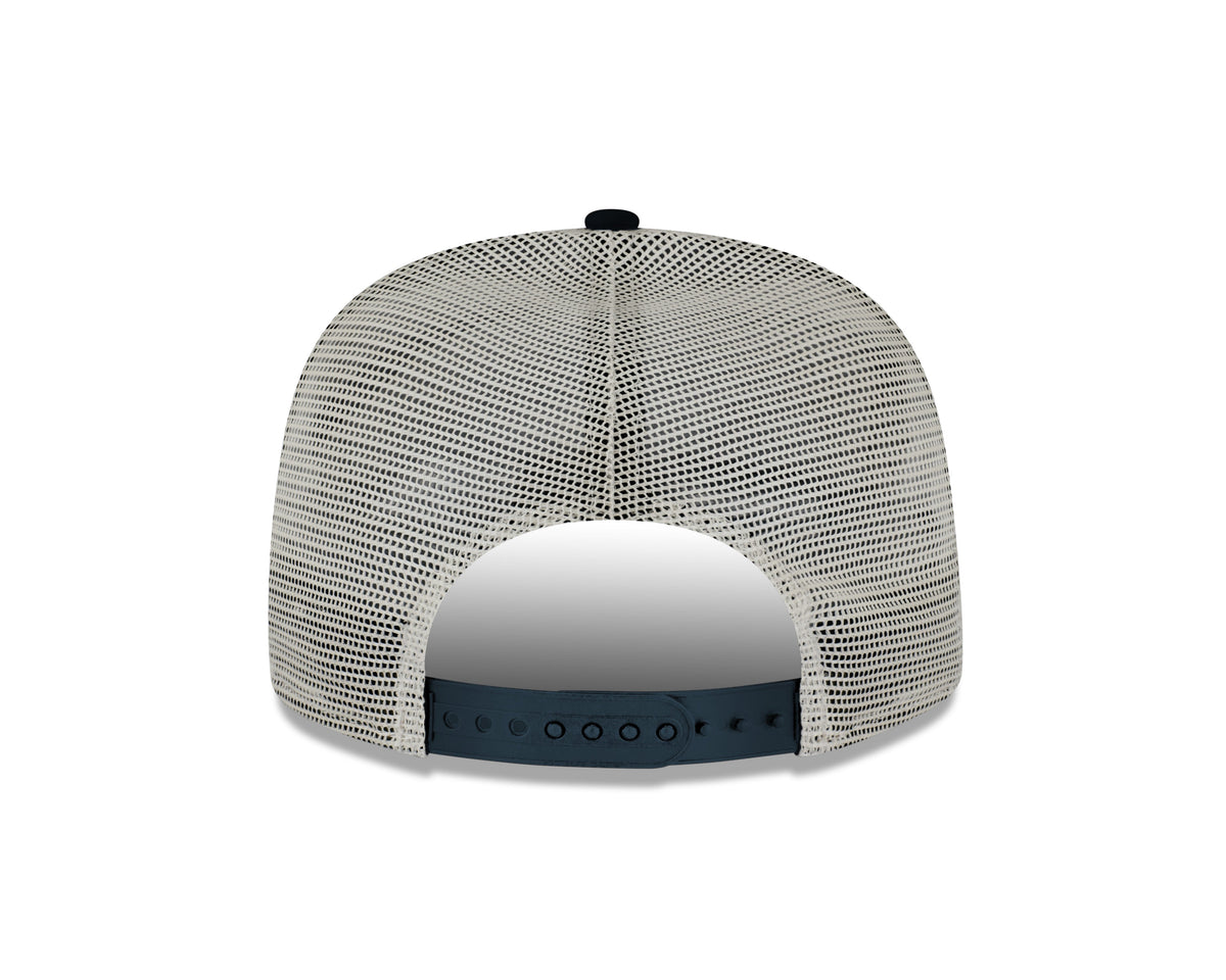 Chicago Cubs New Era Stone/Navy Spring Training Bear Low Profile 9FIFTY Mesh Back Snapback Adjustable Hat product image 4,