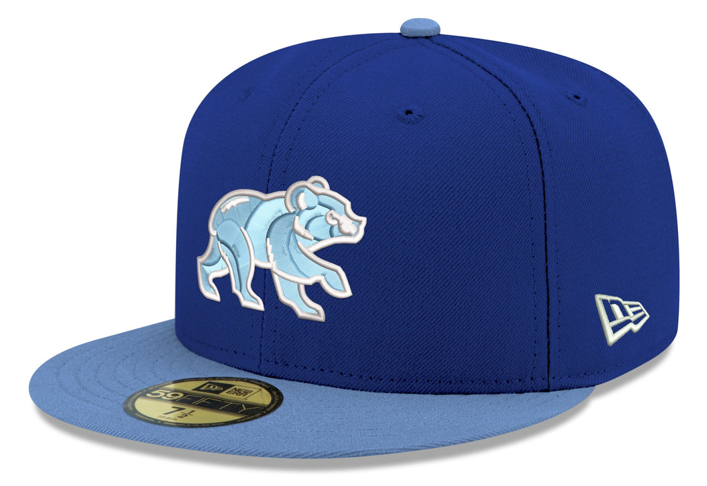 Chicago Cubs Royal/Sky Blue Spring Training Bear New Era 59FIFTY Fitted Hat product image 1, provided for visual reference