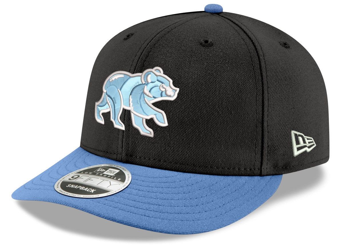 Chicago Cubs New Era Black/Sky Blue Spring Training Bear Low Profile 9FIFTY Snapback Adjustable Hat product image 1,