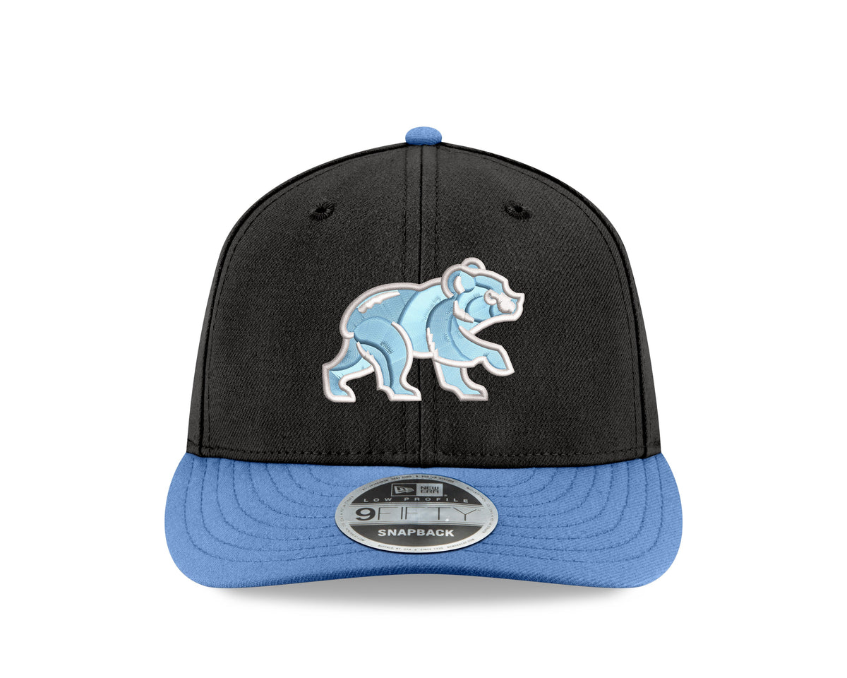 Chicago Cubs New Era Black/Sky Blue Spring Training Bear Low Profile 9FIFTY Snapback Adjustable Hat product image 2,