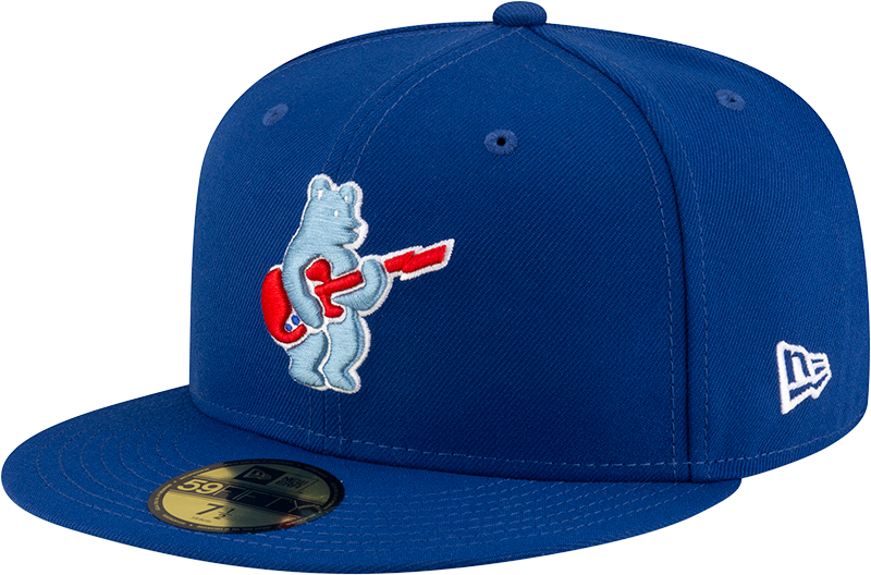 Chicago Cubs New Era Royal Alternate Guitar Bear BP 59FIFTY Fitted Hat for Men product image 1, provided for visual