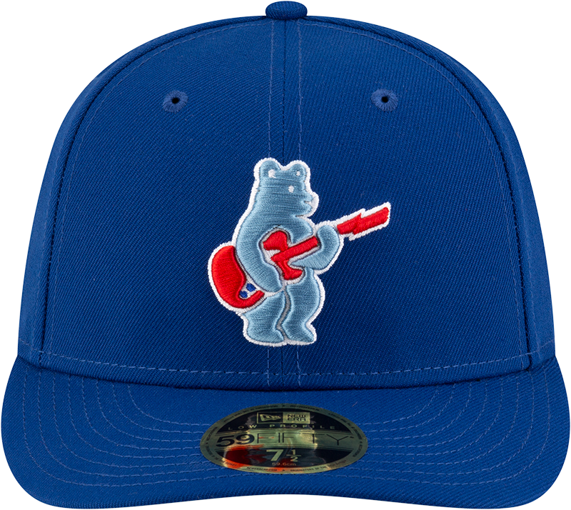Chicago Cubs New Era Royal Alternate Low Profile Guitar Bear BP 59FIFTY Fitted Hat for Men product image 2, provided for