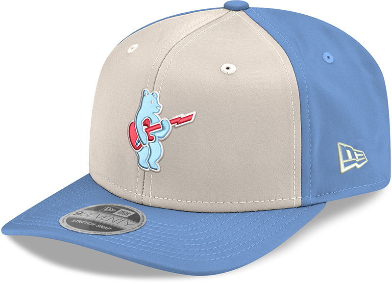 Chicago Cubs New Era Guitar Bear Sweet Home Chicago Alternate 2 Sky Blue 9SEVENTY Trucker Hat product image 3, provided for