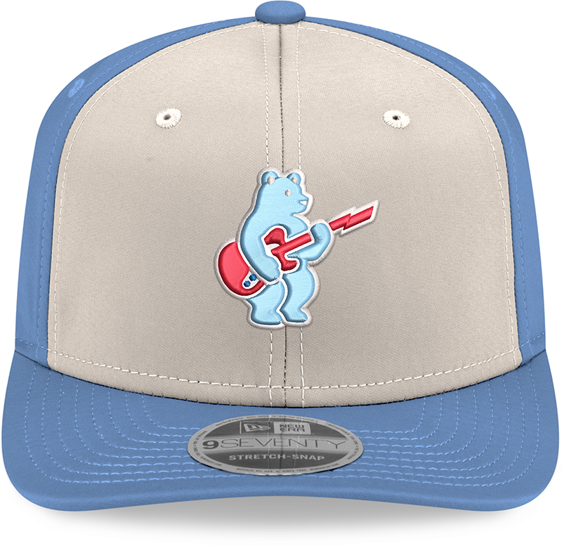 Chicago Cubs New Era Guitar Bear Sweet Home Chicago Alternate 2 Sky Blue 9SEVENTY Trucker Hat product image 2, provided for
