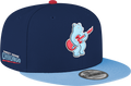 Chicago Cubs New Era Guitar Bear Alternate Navy/Sky Blue 9FIFTY Snapback Hat product image 1, provided for visual reference