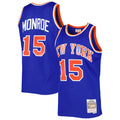 Earl Monroe New York Knicks Mitchell & Ness 1972/73 Hardwood Classics Swingman Jersey - Blue product image 1, provided for