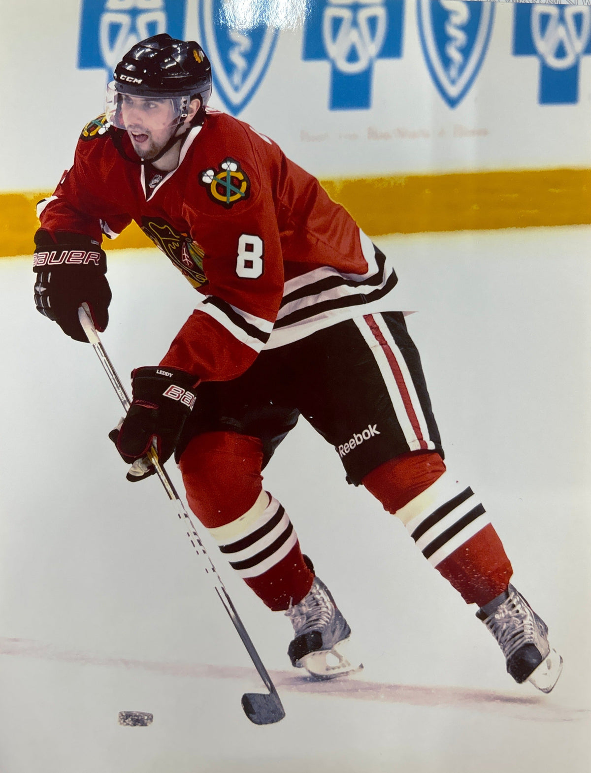 Nick Leddy Chicago Blackhawks Action Photo (8X10) product image 1, provided for visual reference and product detail review