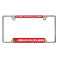 Chicago Blackhawks Wincraft Metal License Plate Frame product image 1, provided for visual reference and product detail