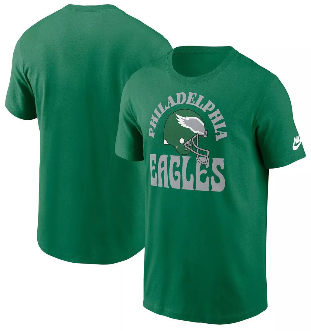 Nike Kelly Green Philadelphia Eagles Rewind Groove Essential T-Shirt for Men product image 1, provided for visual reference