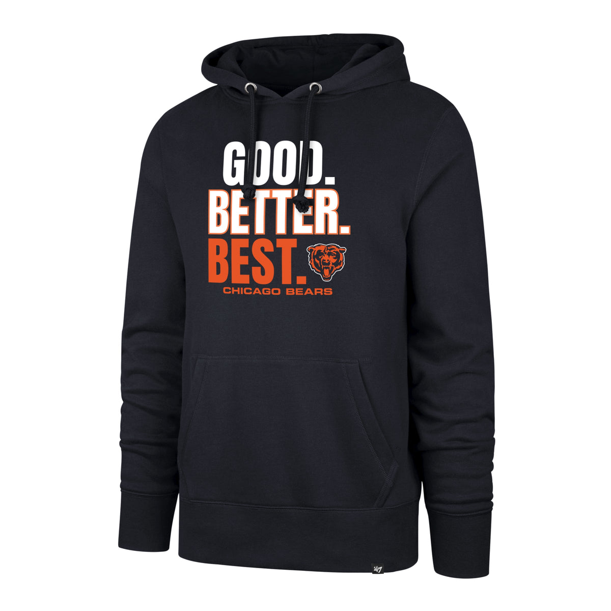Chicago Bears "Good,Better,Best" Regional Club Hoodie for Men product image 1, provided for visual reference and product