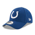 Indianapolis Colts Blue The League 9FORTY Adjustable Game Cap product image 1, provided for visual reference and product