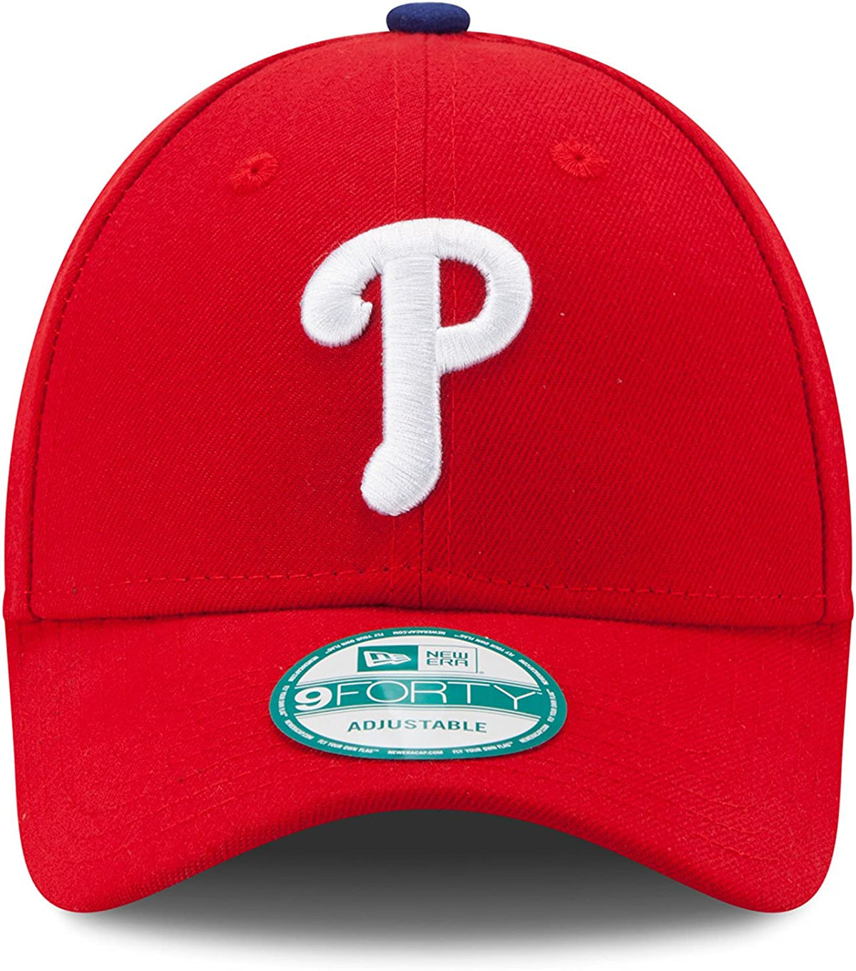 Youth Philadelphia Phillies New Era MLB The League Red 9FORTY Adjustable Cap product image 2, provided for visual reference