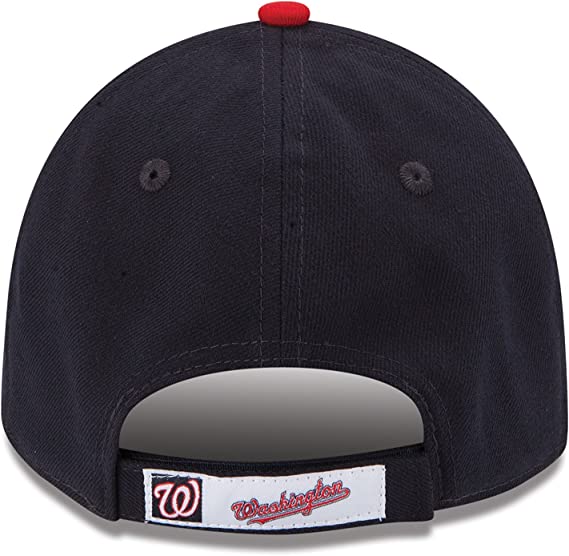 Washington Nationals Navy The League 9FORTY Adjustable Game Cap product image 4, provided for visual reference and product
