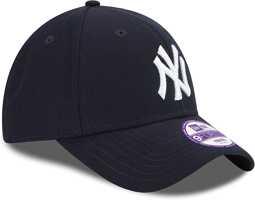 Youth New York Yankees New Era MLB The League Navy 9FORTY Adjustable Cap product image 3, provided for visual reference and