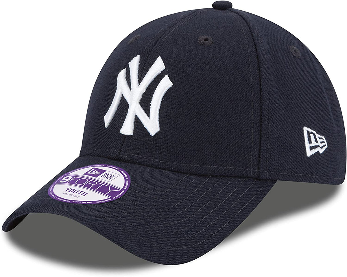 Youth New York Yankees New Era MLB The League Navy 9FORTY Adjustable Cap product image 1, provided for visual reference and