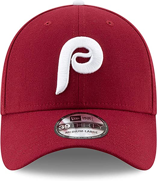 New Era Maroon Philadelphia Phillies Alternate 2 Team Classic 39THIRTY Flex Hat for Men product image 2, provided for visual