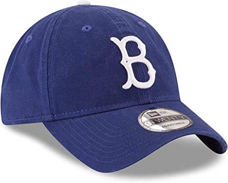 Brooklyn Dodgers New Era Royal Game Replica Core Classic 9TWENTY Adjustable Hat for Men product image 3, provided for visual