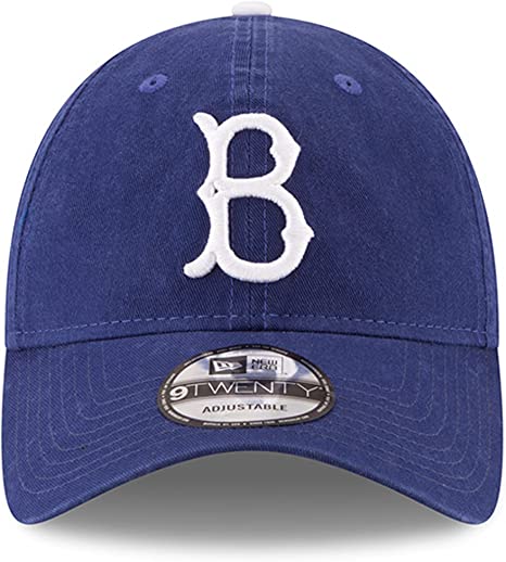 Brooklyn Dodgers New Era Royal Game Replica Core Classic 9TWENTY Adjustable Hat for Men product image 2, provided for visual