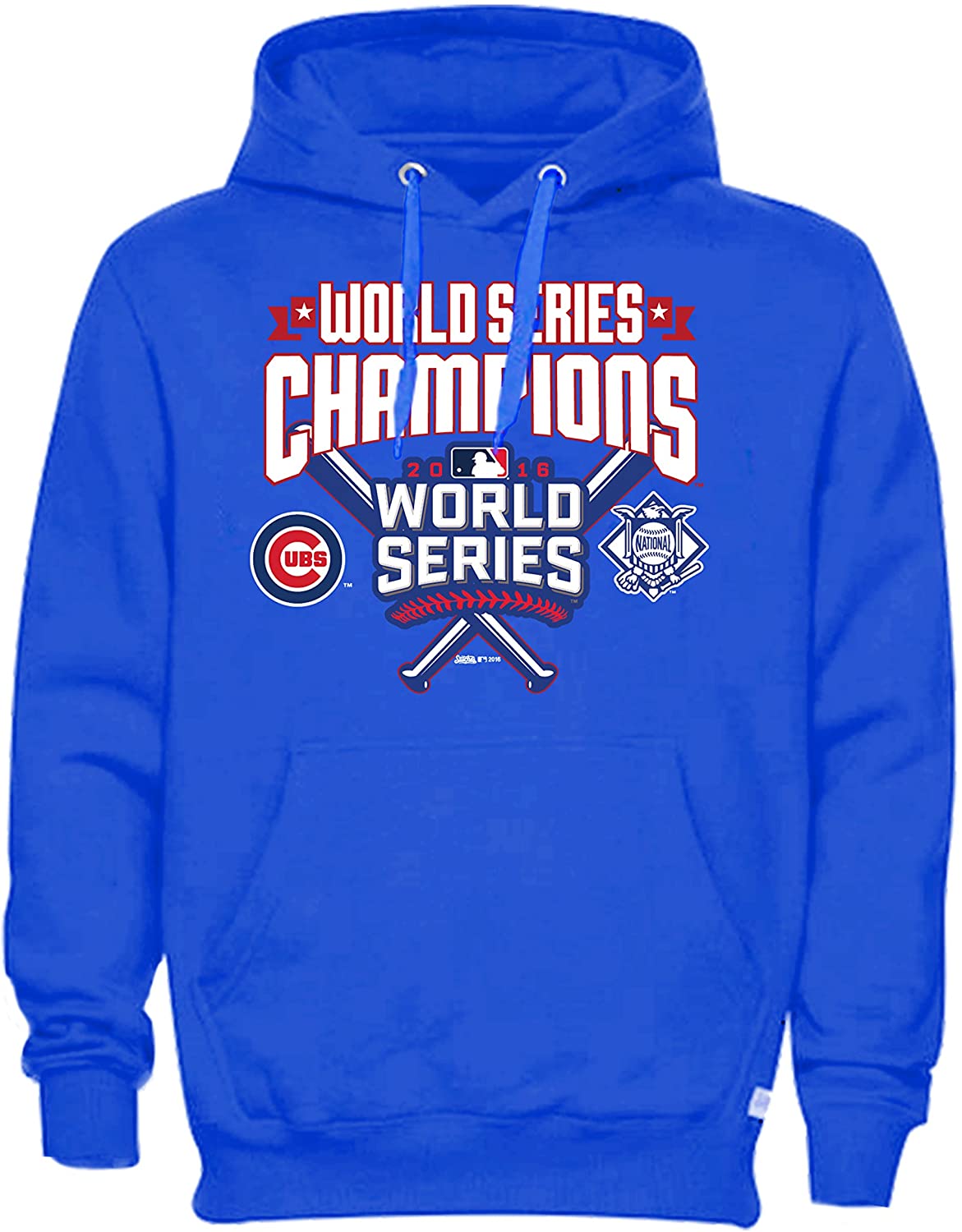 Youth Chicago Cubs 2016 World Series Champions Royal Blue Good to Be Home Pullover Hoodie product image 1, provided for