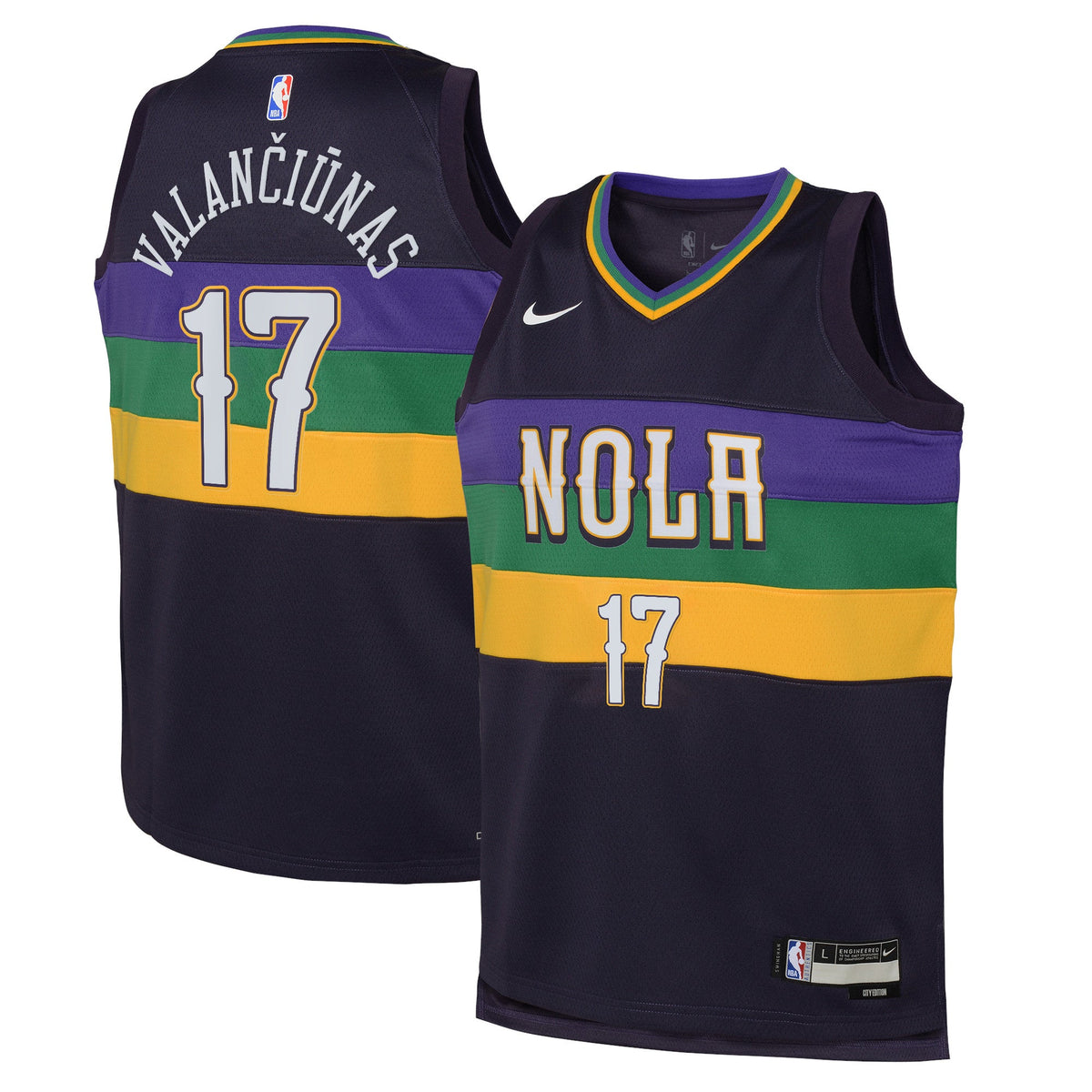 New Orleans Pelicans Nike City Edition Swingman Jersey 22 product image 1