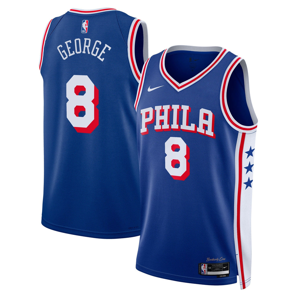 Philadelphia 76ers Paul George Nike Icon Swingman Jersey product image 1