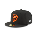 San Francisco Giants New Era 1958 Cooperstown Collection Black 59FIFTY Fitted Hat product image 1, provided for visual