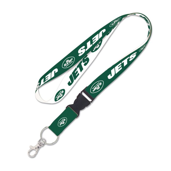 New York Jets 1" Lanyard with Detachable Buckle By Wincraft product image 1, provided for visual reference and product