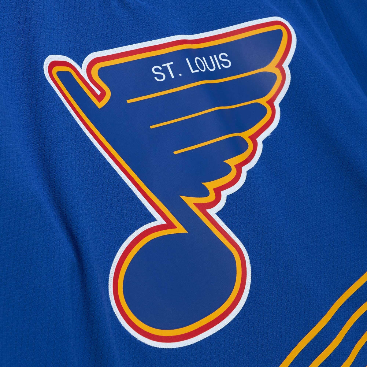 St. Louis Blues Brett Hull Mitchell & Ness Blue 1995/96 Blue Line Player Jersey for Men product image 4, provided for visual