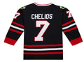 Chris Chelios Black Chicago Blackhawks 1997/98 Power Play Player Jersey for Men product image 1, provided for visual