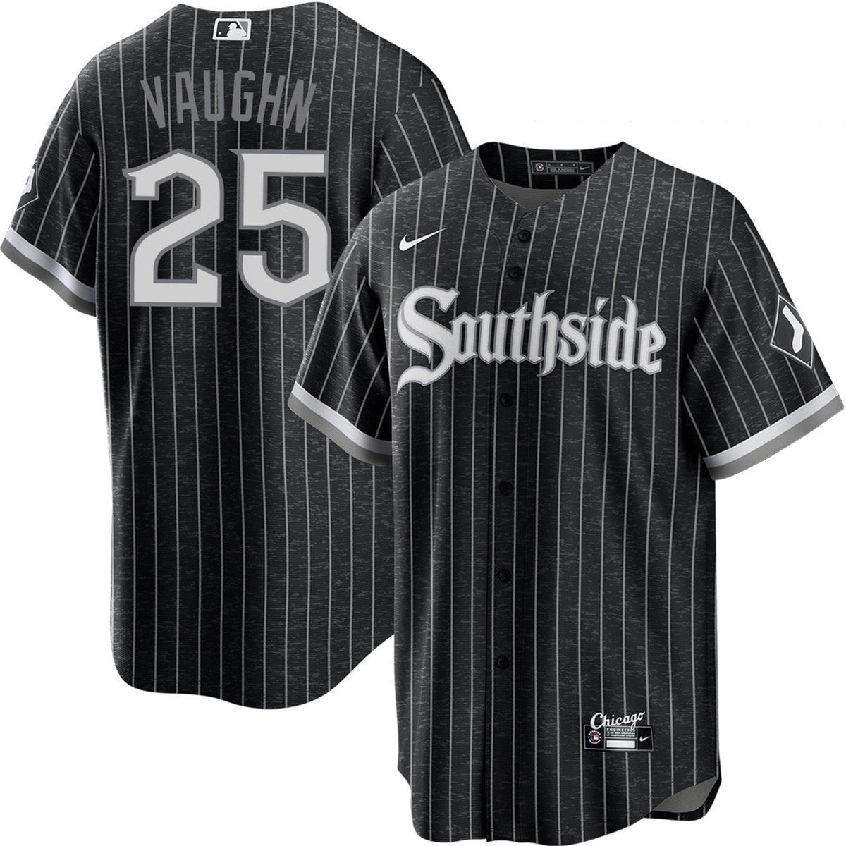 Andrew Vaughn Chicago White Sox Nike Black City Connect Replica Jersey for Men product image 1, provided for visual