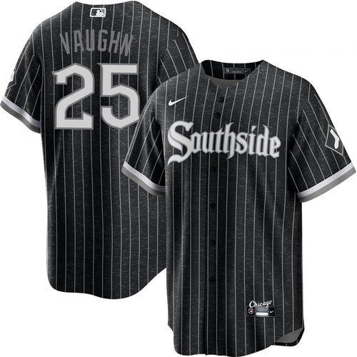 Andrew Vaughn Chicago White Sox Nike Black City Connect Replica Jersey for Men product image 1, provided for visual
