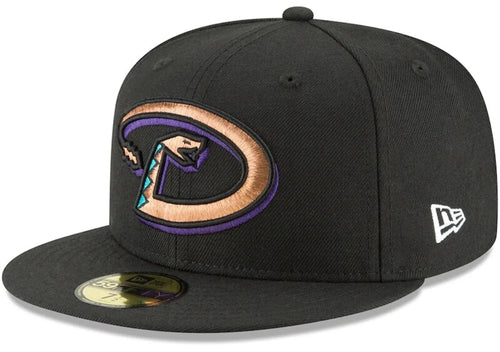 Arizona Diamondbacks New Era Black Wool 1999 59FIFTY Fitted Hat for Men product image 1, provided for visual reference and