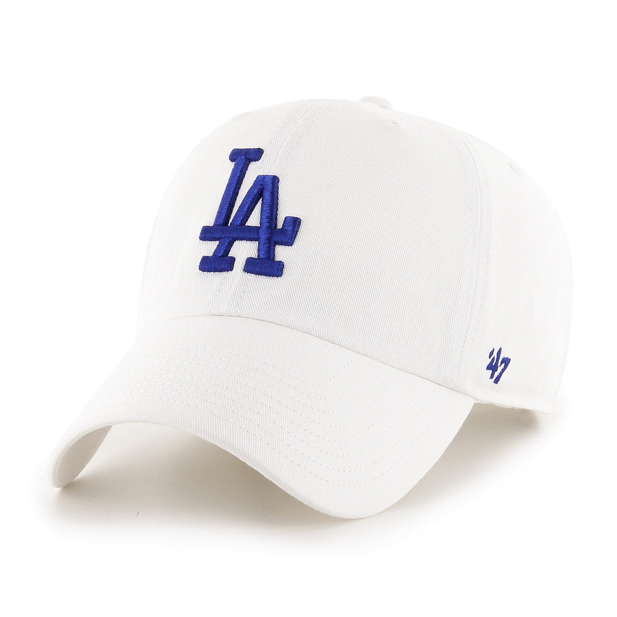 Los Angeles Dodgers 47 Brand White Clean Up Adjustable Dad product image 1