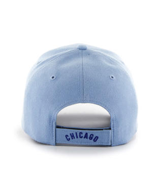 '47 Brand Chicago Cubs Columbia Blue Cooperstown Wool MVP Adjustable hat product image 2, provided for visual reference and
