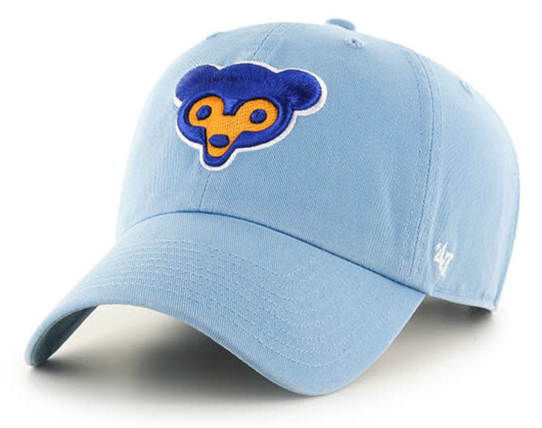 Chicago Cubs MLB Cooperstown Columbia Blue Clean Up Hat By '47 Brand product image 1, provided for visual reference and
