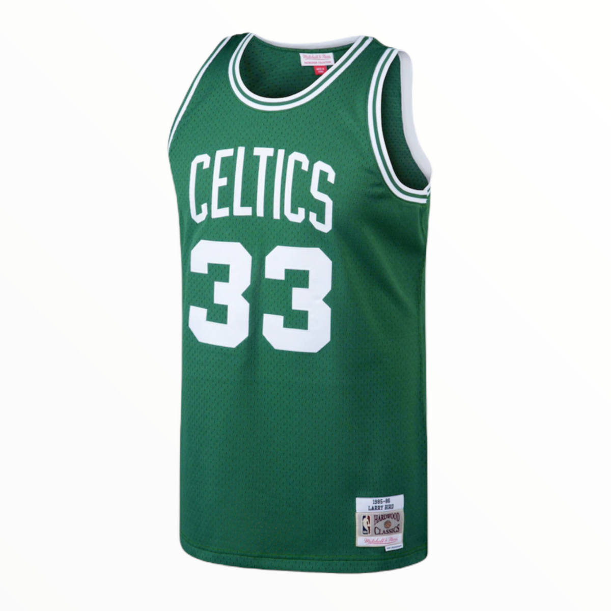 Boston Celtics Mitchell & Ness Larry Bird #33 1985-86 Road product image 3