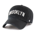 Brooklyn Nets 47 Brand Black Wordmark Clean Up Adjustable product image 1