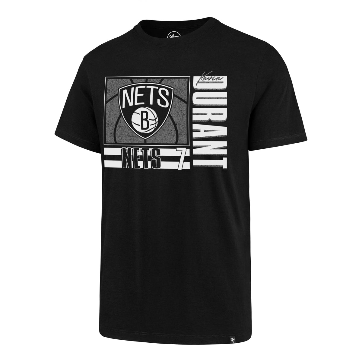 Brooklyn Nets 47 Brand Kevin Durant #7 Black Super Rival product image 1