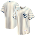 NIKE Men Chicago White Sox Field of Dreams Cream Cooperstown Collection Blank Replica Jersey product image 1, provided for