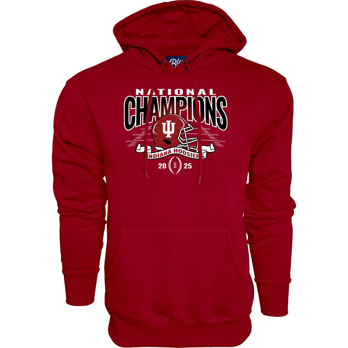 Indiana Hoosiers 2025 National Champions Hoodie for Men product image 1, provided for visual reference and product detail
