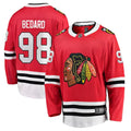 Youth Connor Bedard Chicago Blackhawks Red Home NHL Premium Replica Jersey product image 1, provided for visual reference
