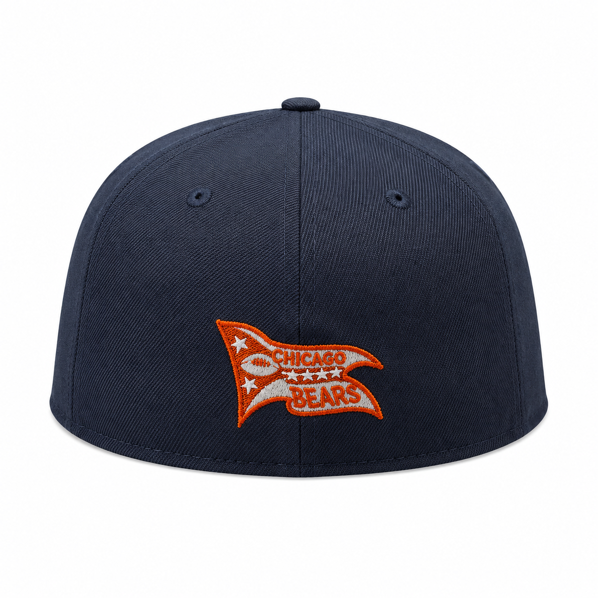 Chicago Bears "B" Logo Nightshift Navy Traditions New Era 59FIFTY Fitted Hat product image 4, provided for visual reference