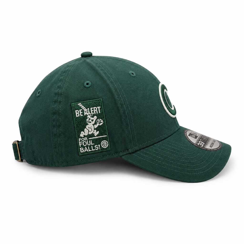 Chicago Cubs New Era 1:20 Clock Forest Green 9TWENTY Adjustable Hat product image 4, provided for visual reference and