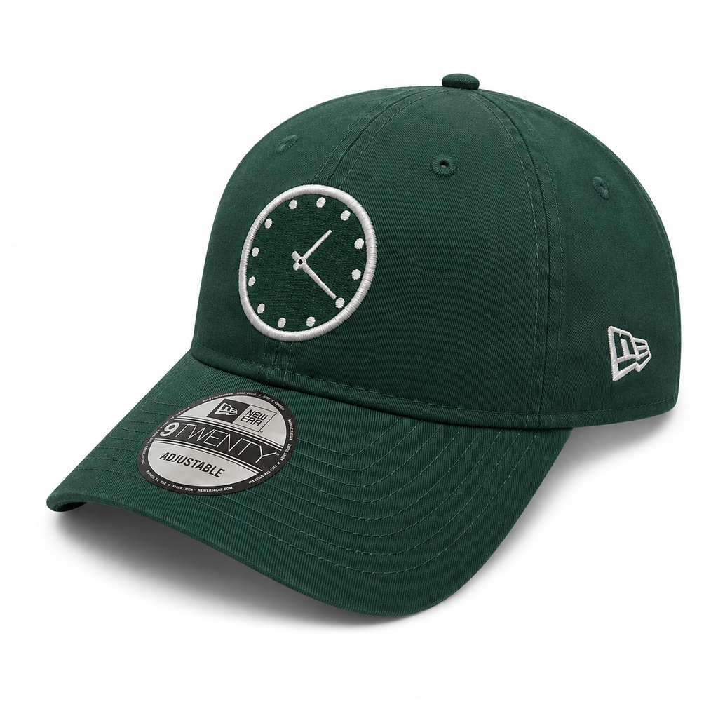 Chicago Cubs New Era 1:20 Clock Forest Green 9TWENTY Adjustable Hat product image 3, provided for visual reference and