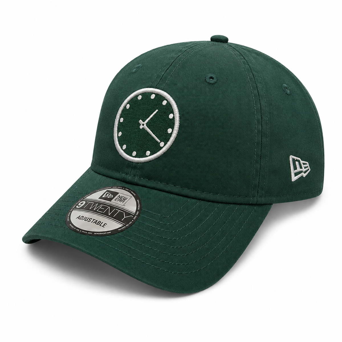 Chicago Cubs New Era 1:20 Clock Forest Green 9TWENTY Adjustable Hat product image 3, provided for visual reference and